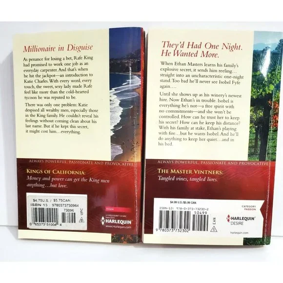 HARLEQUIN DESIRE Romance Novels Lot of 8 books Dante Legacy Kings Miami Nights + - Picture 7 of 7